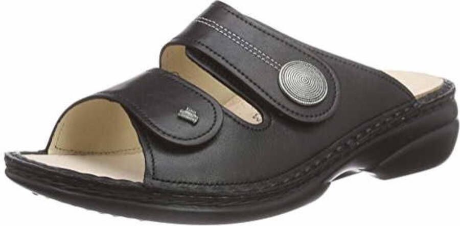 FinnComfort FINN COMFORT slipper muiltje Sansibar Nappaseda schwarz zwart