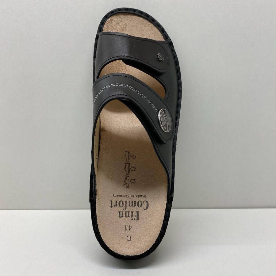 FinnComfort FINN COMFORT slipper muiltje Sansibar Nappaseda schwarz zwart