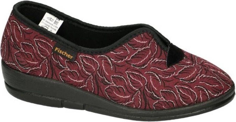 Fischer -Dames bordeaux pantoffels