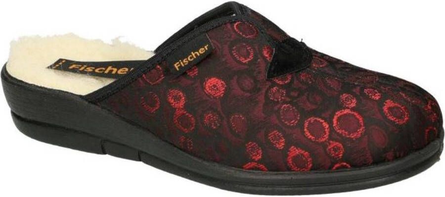 Fischer -Dames bordeaux pantoffels