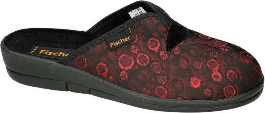 Fischer -Dames bordeaux pantoffels