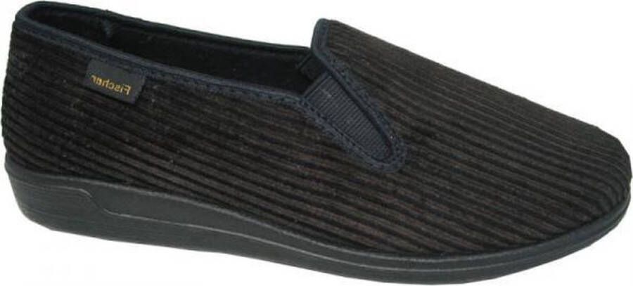 Fischer -Heren bruin donker pantoffels & slippers