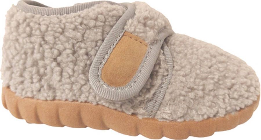 Fischer Kinderpantoffel 631544 Grijs Teddy