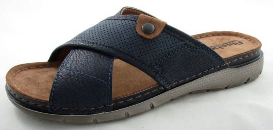 Fischer Slippers Heren Slide Blauw