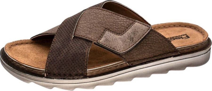 Fischer Slippers Heren Slide Bruin