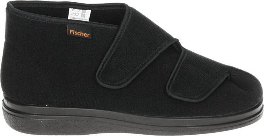 Fischer Verbandpantoffel -13997 Zwart Klittenband