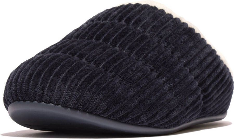 FitFlop Chrissie Fleece-Lined Corduroy Slippers BLAUW