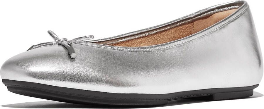 FitFlop Delicato Ballerina (Metallic) ZILVER