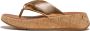 FitFlop F-Mode Leather-Twist Flatform Toe-Thongs (Cork) BRUIN - Thumbnail 2