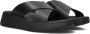 FitFlop Zwarte Leren Kruisband Slippers Black Dames - Thumbnail 2