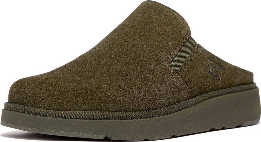 FitFlop Gen-FF Closed Back Mule Suede GROEN