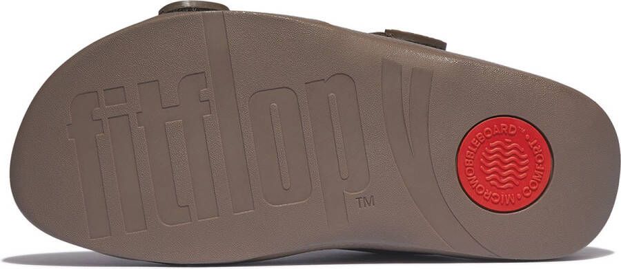 FitFlop Gogh Moc Slide In Leather Men BRUIN