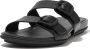 FitFlop Gracie Two Bar Sandalen Zwart Vrouw - Thumbnail 2