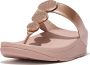 FitFlop Halo Bead-Circle Metallic Toe-Post Sandals ROZE - Thumbnail 1