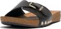 FitFlop Iqushion Adjustable Buckle Leather Slides BRUIN - Thumbnail 1