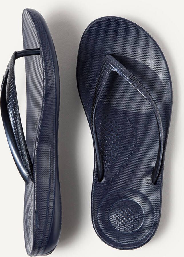 FitFlop Iqushion Ergonomic Flip-Flops TPU BLAUW