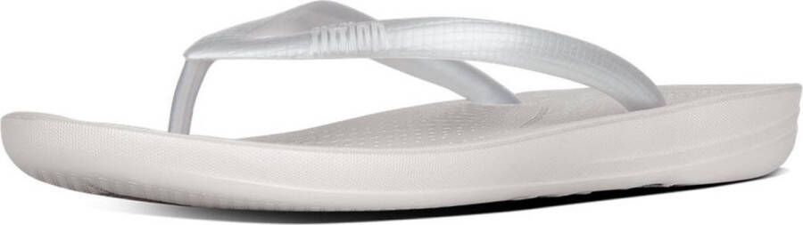 FitFlop ™ IQushion Ergonomic Teenslippers Dames Zilver - Foto 1