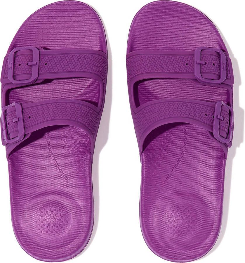 FitFlop Iqushion Two-Bar Buckle Slides PAARS