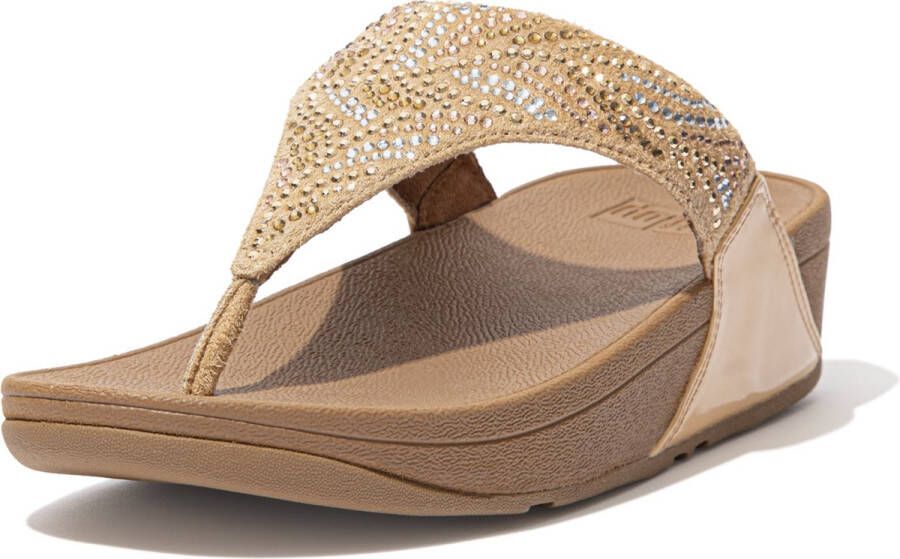 FitFlop ™ Vrouwen 80005056 Lulu Crystal Slid Beige