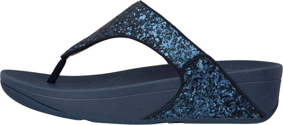 FitFlop Lulu Glitter Dames Slippers Blauw