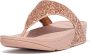 FitFlop Fit Flop Lulu Toe Roze Teenslipper Roze Dames - Thumbnail 1