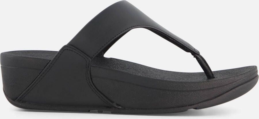 FitFlop ™ Lulu Leather Toepost Leather Black