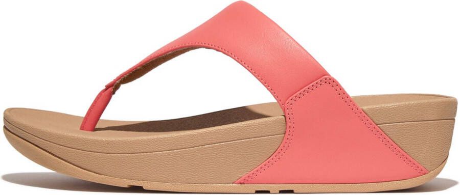 FitFlop Lulu Leather Toepost ROZE