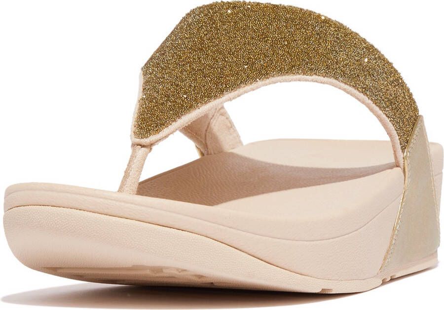 FitFlop Lulu Opul Toe-Post Sandals GOUD