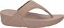 FitFlop Lulu Shimmer dames slipper Beige - Thumbnail 1