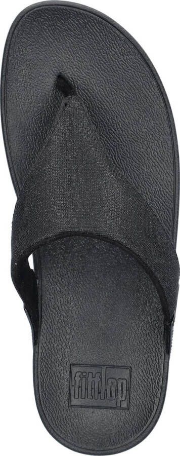 Fitflop Teenslippers LULU SHIMMERLUX TOE-POST SANDALS sleehak zomerschoen slippers in glanzende look