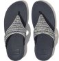 FitFlop Lulu Shimmerweave Toepost Sandalen Slippers BLAUW - Thumbnail 1