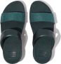 FitFlop Lulu Crystal Embellished Slides Blauw Vrouw - Thumbnail 3