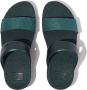 FitFlop Lulu Crystal Embellished Slides Blauw Vrouw - Thumbnail 2