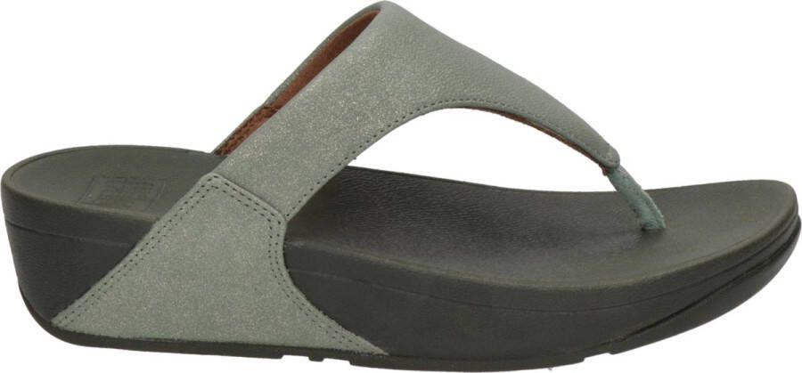 FitFlop Lulu Shimmer dames slipper Groen