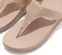 FitFlop Lulu Crystal Embellished Toe-post Sandalen Roze Vrouw - Thumbnail 2