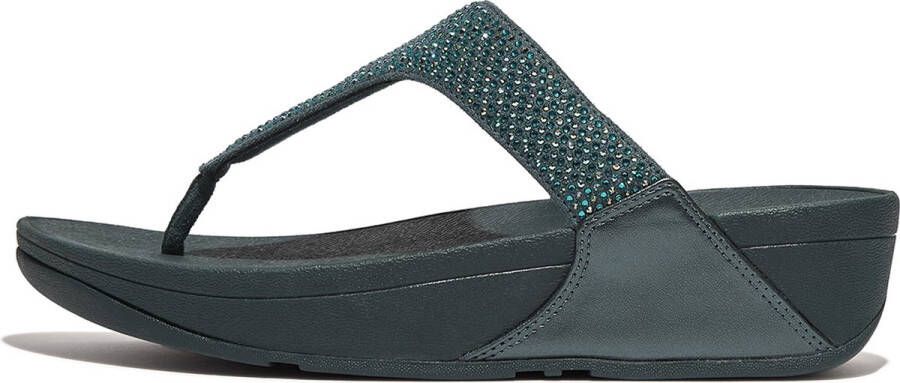 FitFlop Lulu Toepost Slippers Hotfix BLAUW