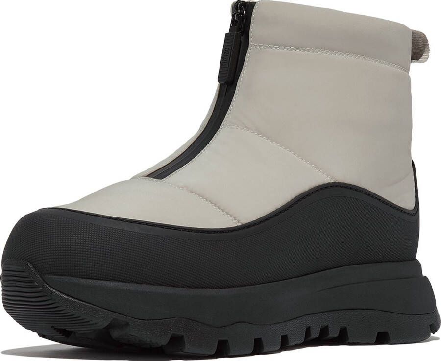 FitFlop Neo-D-Hyker Padded Quilted Boot Short (Zip) GRIJS