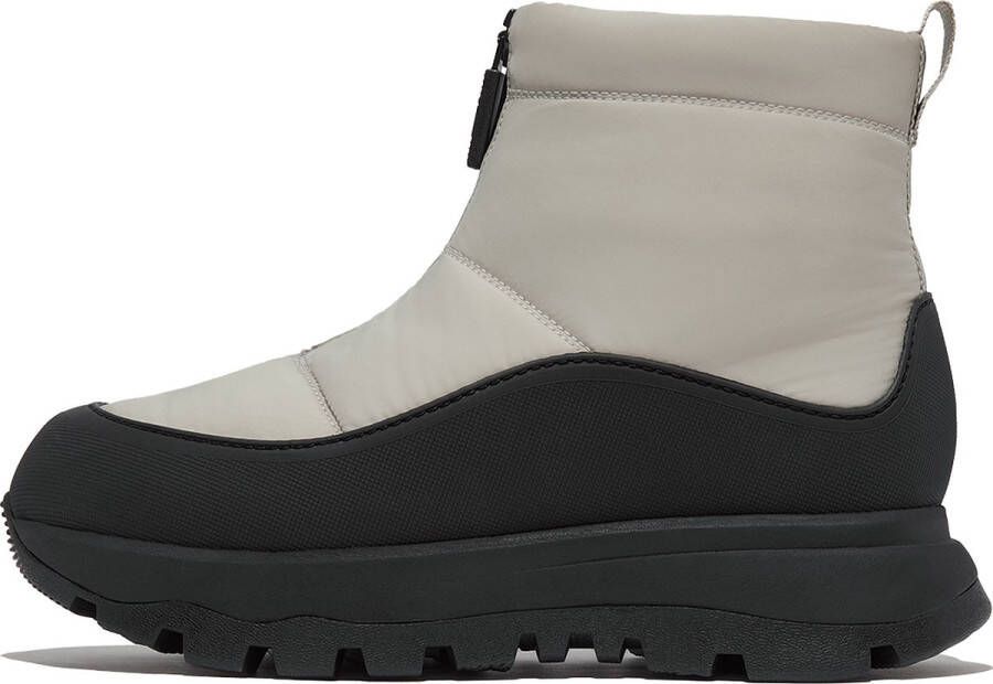 FitFlop Neo-D-Hyker Padded Quilted Boot Short (Zip) GRIJS