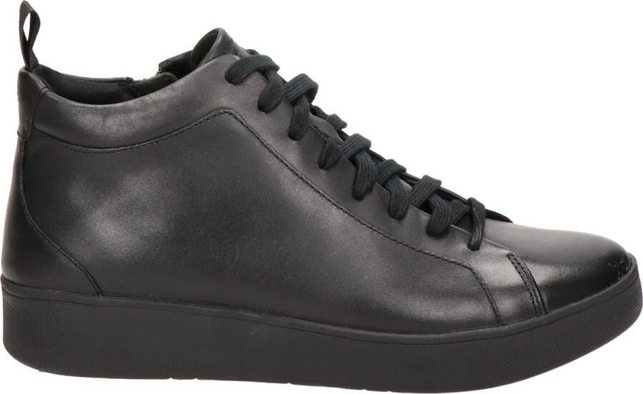 FitFlop Dames schoenen Rally High Top Sneaker Leather All Black