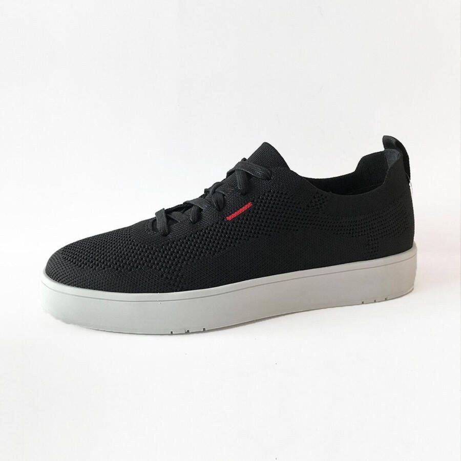 FitFlop Rally Multi Knit Sneakers voor Mannen Zwart