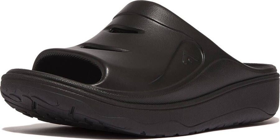 FitFlop Relieff Slide Tonal Rubber ZWART