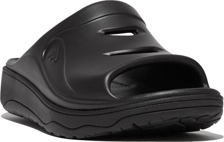 FitFlop Relieff Slide Tonal Rubber ZWART