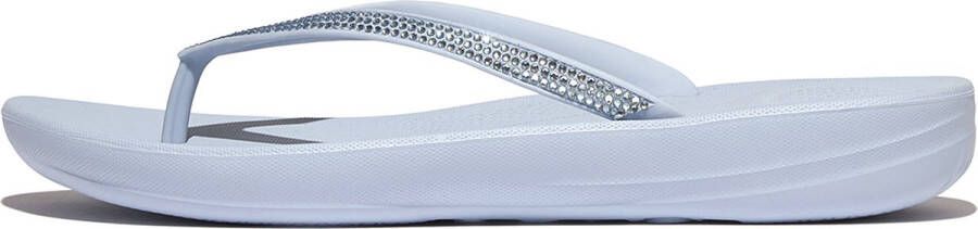 Fitflop Teenslippers IQUSHION OMBRE SPARKLE zomerschoen slippers poolslides met zachte tussenstuk voor de tenen - Foto 1