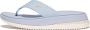 FitFlop Surff Two-Tone Webbing Toe-Post Sandals BLAUW - Thumbnail 1