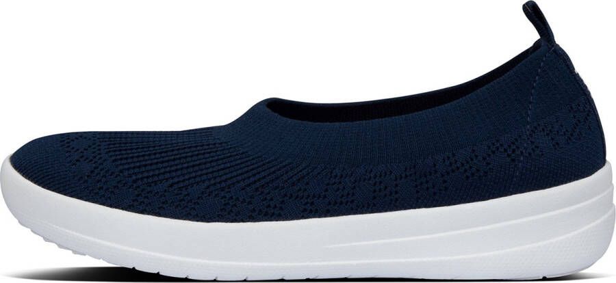 FitFlop Uberknit Slip-On Ballerina ZWART