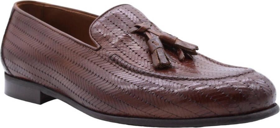 Flecs Stijlvolle Tequila Loafers voor Mannen Brown Heren