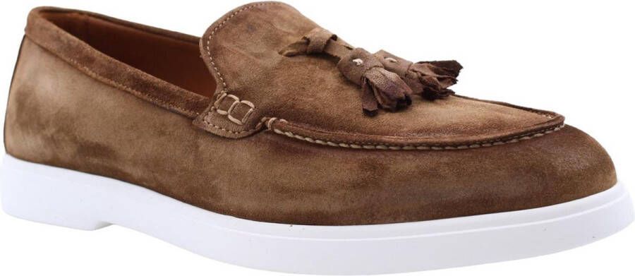 Flecs Klassieke Teddy Moccasin Loafers Brown Heren