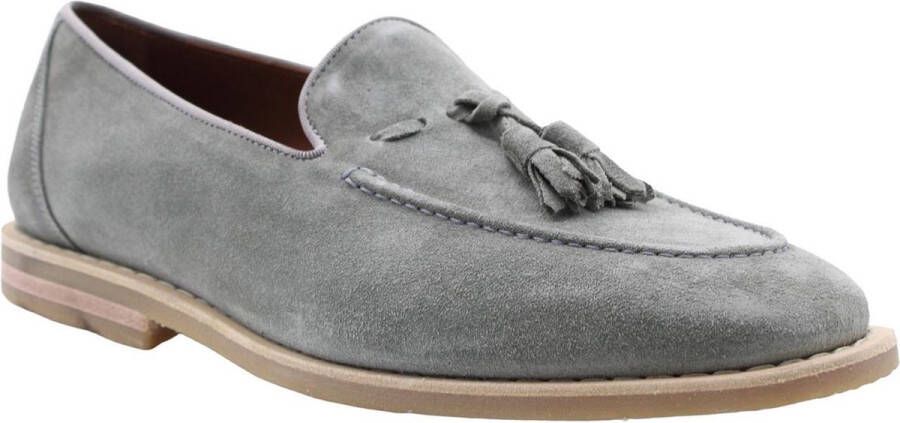 Flecs Stijlvolle Sambuca Loafers voor Mannen Gray Heren