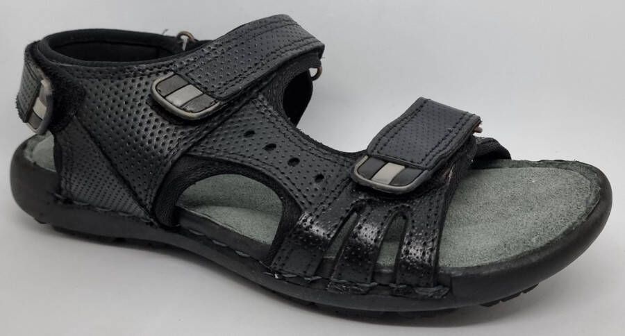 Flick Sandalen Wandelsandalen Echt Leer – Zwart –