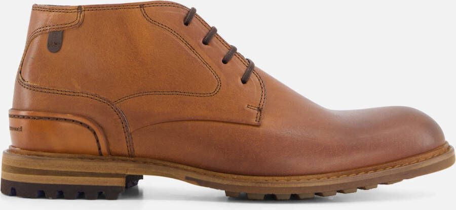 Floris van Bommel Crepi 11.14 Veterschoenen cognac